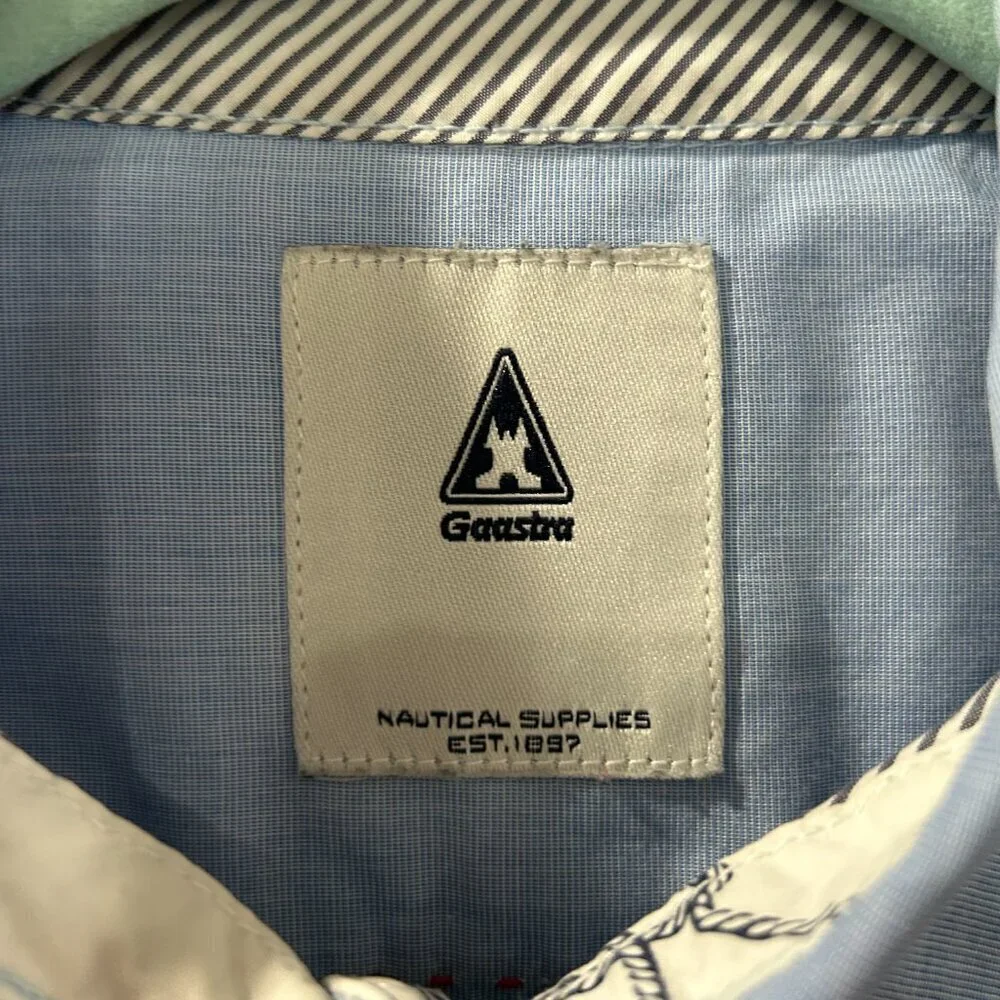 Vintage Ladies Gaastra Newport to Bermuda button down shirt Size M - Picture 3 of 4